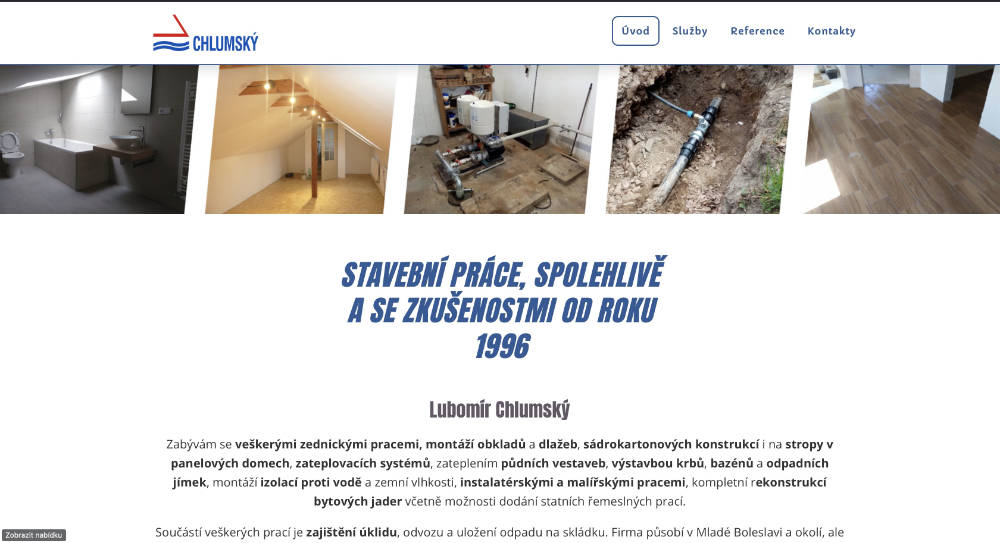 Nová webová prezentace